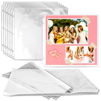 Image de Housses de protection pour albums à scrapbooking Vmiapxo, format 30,5 x 30,5 cm, compatibles avec les albums à anneaux