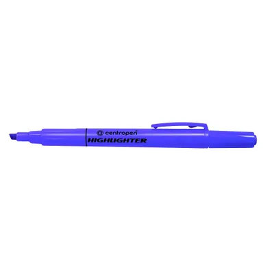 Obrázok produktu pre Zvýrazňovač Centropen 8722, 1-4 mm, klínový hrot, fialový