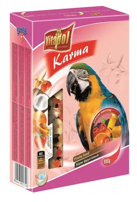 Produktbild von Vitapol Karmeo Life - Fruchtfutter für Papageien 750g