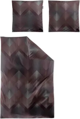 Produktbild von Irisette Mako-Satin Bettwäsche-Garnitur Wave 8539 Farbe multi 135x200+80x80cm