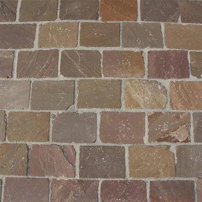 Productafbeelding van TB gres Tavel 14 x 20 x 5/7 cm tuintegel Beige/Bruin/Grijs 31,75 stenen per m2, prijs per 1m2 Gardenlux