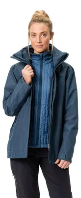 Productafbeelding van VAUDE damesjas, Skomer 3-in-1 jas II, donkerblauw, maat 36
