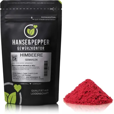 Produktbild von 100g Himbeer Pulver gefriergetrocknet