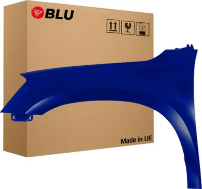 Immagine prodotto di BLU Parafango compatibile con Skoda Yeti 5L LIFT LF5A Sinistra Blau PacificBlau | 2013-2017 | Anteriore | Verniciato | Pronto per il montaggio | Acciaio