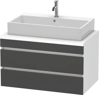 Image de Duravit DuraStyle meuble sous-lavabo pour console, 2 tiroirs, 900mm, DS531804918