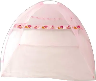 Productafbeelding van Roze opvouwbaar muggennet voor reizen, bed, kinderen, zomer, wieg en insectenbescherming