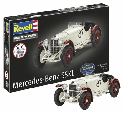 Immagine prodotto di Kit di avvio Mercedes-Benz SSKL - Modellino in scala 1:32 con accessori