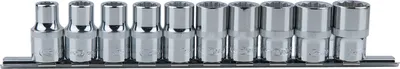 Image de 1/2" CHROMEplus Jeu de douilles à 12 points, 10 pcs 10-19mm
