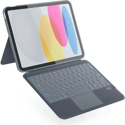 Zdjęcie produktu dla Podświetlana klawiatura Epico z etui do iPad Pro 11"/iPad Air 10,9"/10,9" M1/M2/M3 - PL