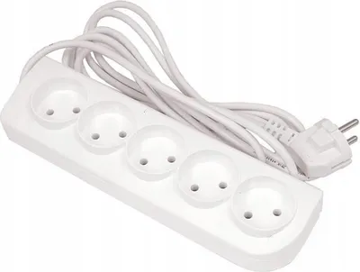Image de Câble d'extension domestique 5 m avec 5 prises