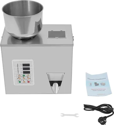 Image de Machine automatique de remplissage de granulés - Machine de pesage et d'emballage - Plage de remplissage 1-50 g - Vitesse 2-5 s/sachet - Tension 220 V 50 Hz -intelligente