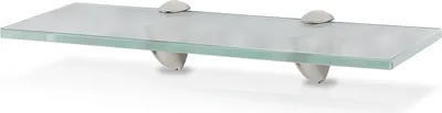 Image de Jiubiaz étagère en verre étagères murales avec support étagère en verre étagère de salle de bain étagère en verre étagère de salle de bain disque en verre support étagères en verre dépoli étagère murale 40cmx0.8cm x10 cm