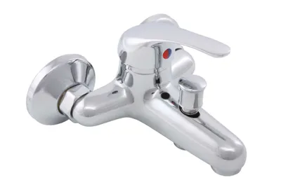 Produktbild von Wannenarmatur Armatur Chrom Design Mischbatterie Badewannearmatur Wandarmatur GRACE BKY_010D