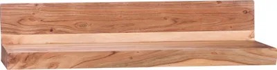 Produktbild von WOHNLING Wandregal MUMBAI Massiv-Holz Akazie Holzregal 80 cm Landhaus-Stil Hänge-Regal Echt-Holz Wand-Board Natur-Produkt