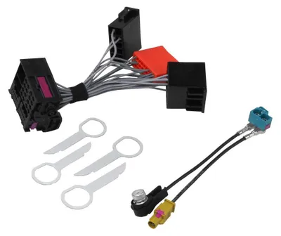 Für Audi A3 A4 A6 Original Kufatec RNS-E RNSE Bundle Adapter Kabel Komplett Set in der Farbe von KUFATEC GmbH & Co. KG
