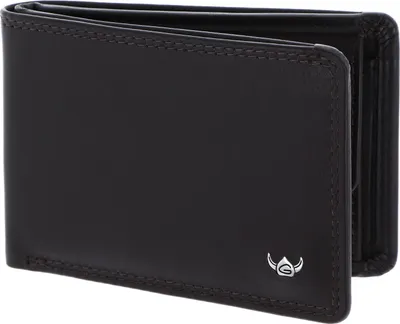 Produktbild von Golden Head Leder Geldbörse Polo RFID Protect Minischeintasche 1193 Dunkelbraun
