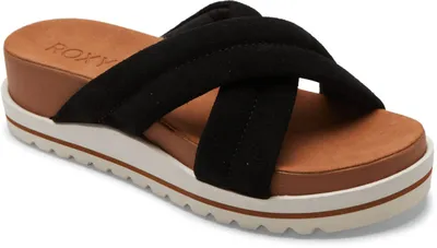 Produktbild von Roxy VERIA Sandalen Schwarz EU 37 mit weichem Fußbett und profilierter Sohle