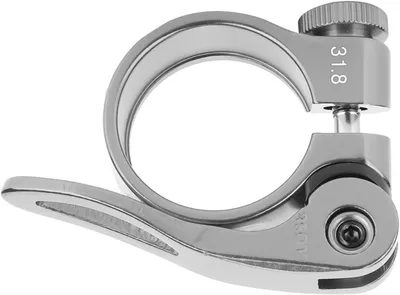 Produktbild von Sattelstützklemme Schnellspanner-Sattelstütze, Sattelklemme, Klemmring, Schnellspanner-Sattelstützklemme, Aluminiumlegierung, 31,8 mm, für Rennräder,