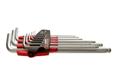 Produktbild von Würth Zebra Winkelschraubendreher-Satz Innensechskant Kugelkopf 1,5-10mm 071540100