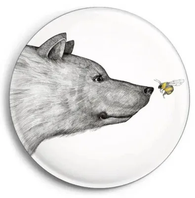 Image de Aimant « L'ours et l'abeille » - Ligarti