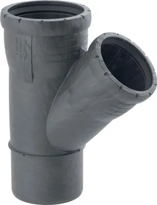Produktbild von Geberit GE Silent-Pro Abzweig, 45°, d125/125mm, 1 Stk.