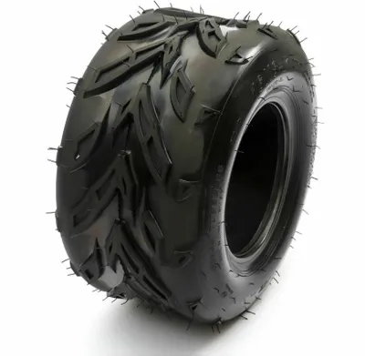Obrázok produktu pre Pneumatiky pre detské štvorkolky Pneumatiky pre detské štvorkolky 16x8-7 V-protektor 160/70-7 čierna