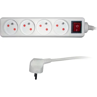 Obrázek produktu pro SENCOR SPC 27 Prodlužovací kabel s vypínačem, 4 zásuvky, délka 7 m