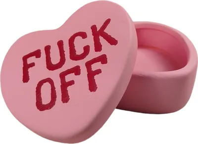 Produktbild von Fuck Off Aufbewahrungsbox Valentinstag Deko Herzbox