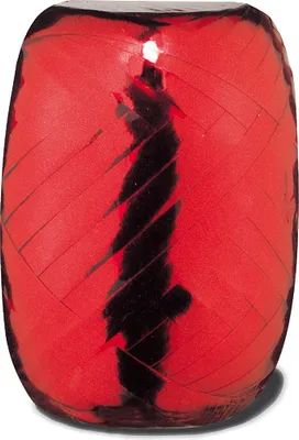 Produktbild von Geschenk oder Ballonband Rot Metallic 5mm 20 Meter