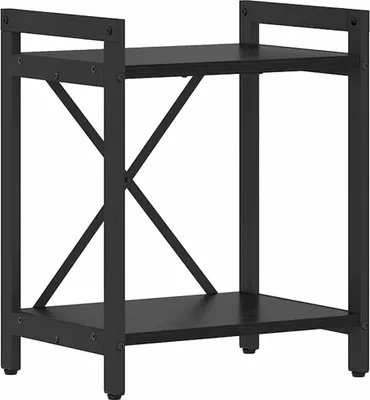 Image de Étagère vidaXL, aspect chêne noir, 40 x 30 x 50 cm, aggloméré