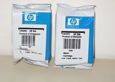 Produktbild von HP Nr. 339 (C8767E) schwarz + 344 (C9363E) farbige Kombipackung Set Satz