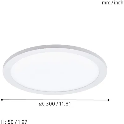 Zdjęcie produktu dla EGLO SARSINA-C, 2100 lm, Biały