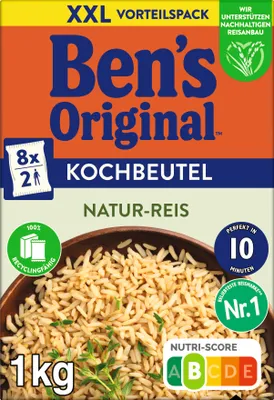 Produktbild von BEN'S ORIGINAL™ Natur-Reis im Kochbeutel 1kg