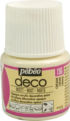 Immagine prodotto di Colore acrilico opaco - Crema - 45 ml