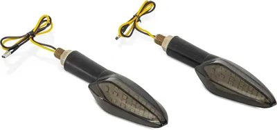 Produktbild von Lauflicht Blinker Motorrad LED # BL6 E-Prüfzeichen 2 Stück getönt