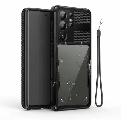 Produktbild von InAndOutdoorMatch - Wasserdichte Telefonhülle - IP68 - Transparent, KI-generiertes Bild