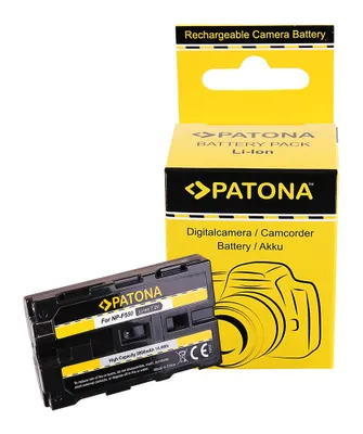 Produktbild von PATONA Akku für Sony NP-F550 CCD CCDSC5 CCD-SC5 CCDSC55 CCD-SC55 CCDSC65