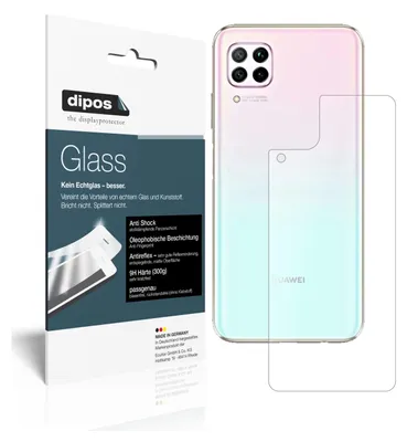 Obrázok produktu pre 2x ochranná fólia pre Huawei P40 Lite matná zadná strana - anti-shock 9H fólia dipos Glass plastové sklo