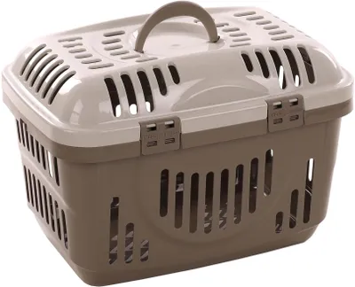 Produktbild von Flamingo TRANSPORTKÄFIG DARVA Taupe 48,5x33,5x33CM