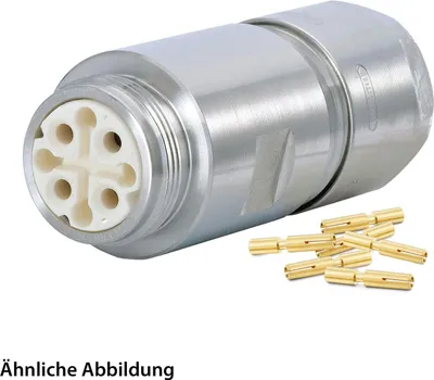 Immagine prodotto di SET HUMMEL incl. contatti M16 INOX connettore maschio, crimpato diritto numero di poli 6+PE, presa uscita cavo diritta,