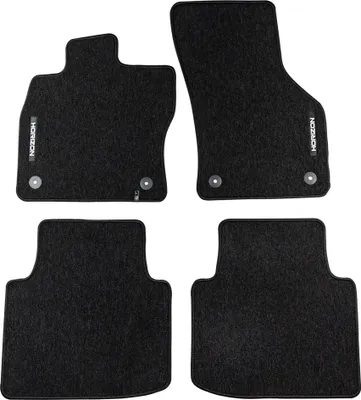 Image de Tapis de Sol de Voiture pour Skoda Superb III 2015-2023 Velours Noir 4Pcs