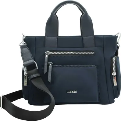 Produktbild von L.CREDI Handtasche Umhängetasche Odeta Handle Bag Marine dunkelblau