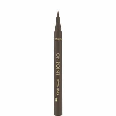 Produktbild von CATRICE ON POINT Brow Liner, Braun, Dark Brown, 1 ml, AQUA (WATER), ALCOHOL DENAT., STYRENE/ACRYLATES/AMMONIUM METHACRYLATE COPOLYMER, BUTYLENE GLYCOL,..., Öl, Paraben