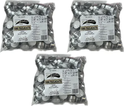 Produktbild von Prestige 300 Stück Teelichter 4h Brenndauer 100 % Paraffin