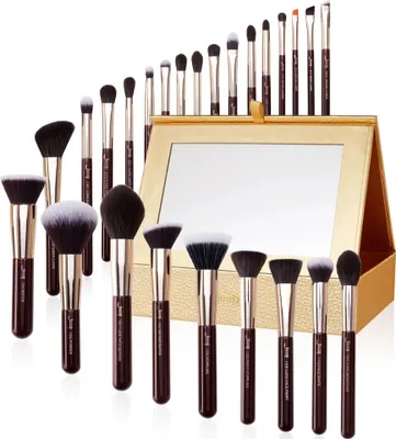 Produktbild von Jessup Zinfandel Profi 25-teiliges Make-up Pinselset mit Aufbewahrungsbox T285