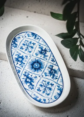 Produktbild von Hermia Concept, ODL0013, Plattenset (2 Stück), Gelb, 100 % KERAMIK, 29 x 17 x 2 cm