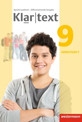 Produktbild von Klartext 9. Arbeitsheft. Differenzierende allgemeine Ausgabe