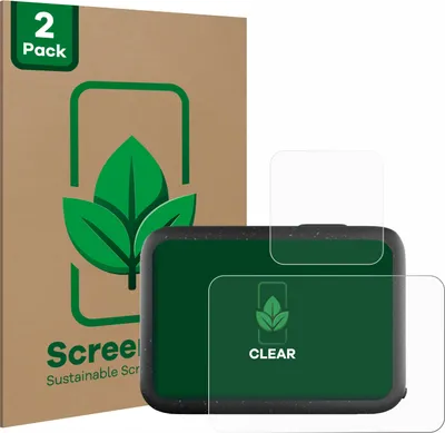 Produktbild von 2x ScreenLeaf Schutzfolie für GoPro Hero 12 Black nachhaltiger Displayschutz Display Schutz Folie Klar Transparent