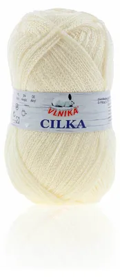 Produktbild von 100g Strickgarn CILKA by VLNIKA Klassikgarn Strickwolle Häkelgarn Sommergarn