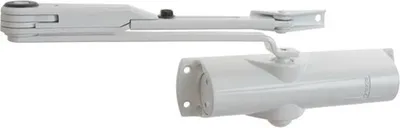 Zdjęcie produktu dla Samozamykacz GEZE TS 1000 z zamkiem biały EN 2/3/4 (skrzydła do 60 kg, maks. szerokość 1100 mm)